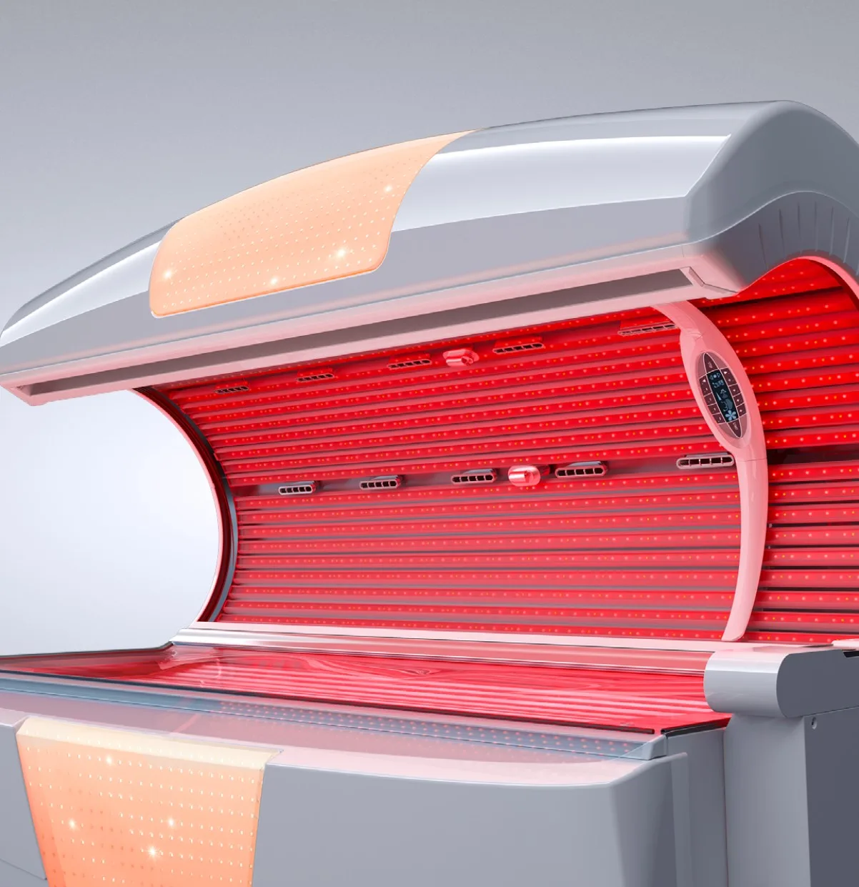 megaSun A6R – solárium s červeným a infračerveným světlem, bez UV