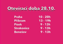 Otevírací doba 28. 10.