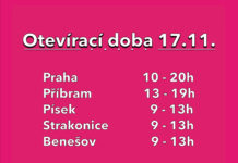 Otevírací doba 17. 11.